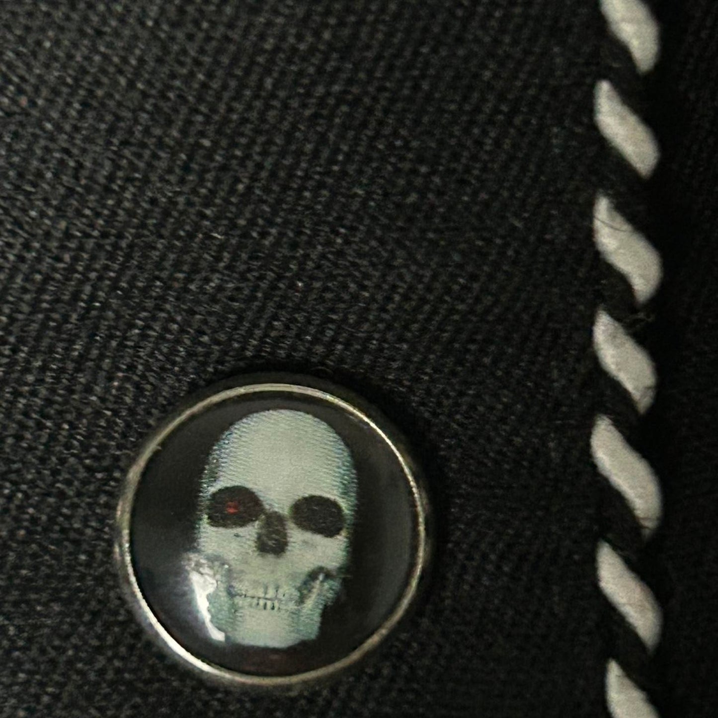 Scully black and red embroidered