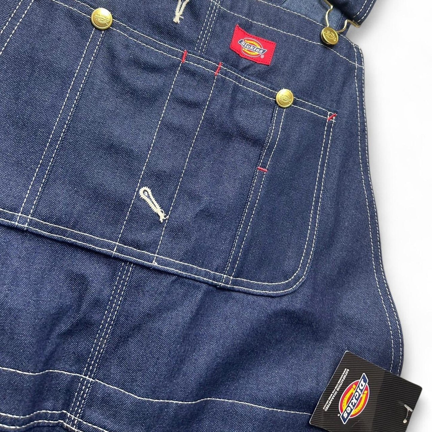 Nwt dickies navy denim dungarees