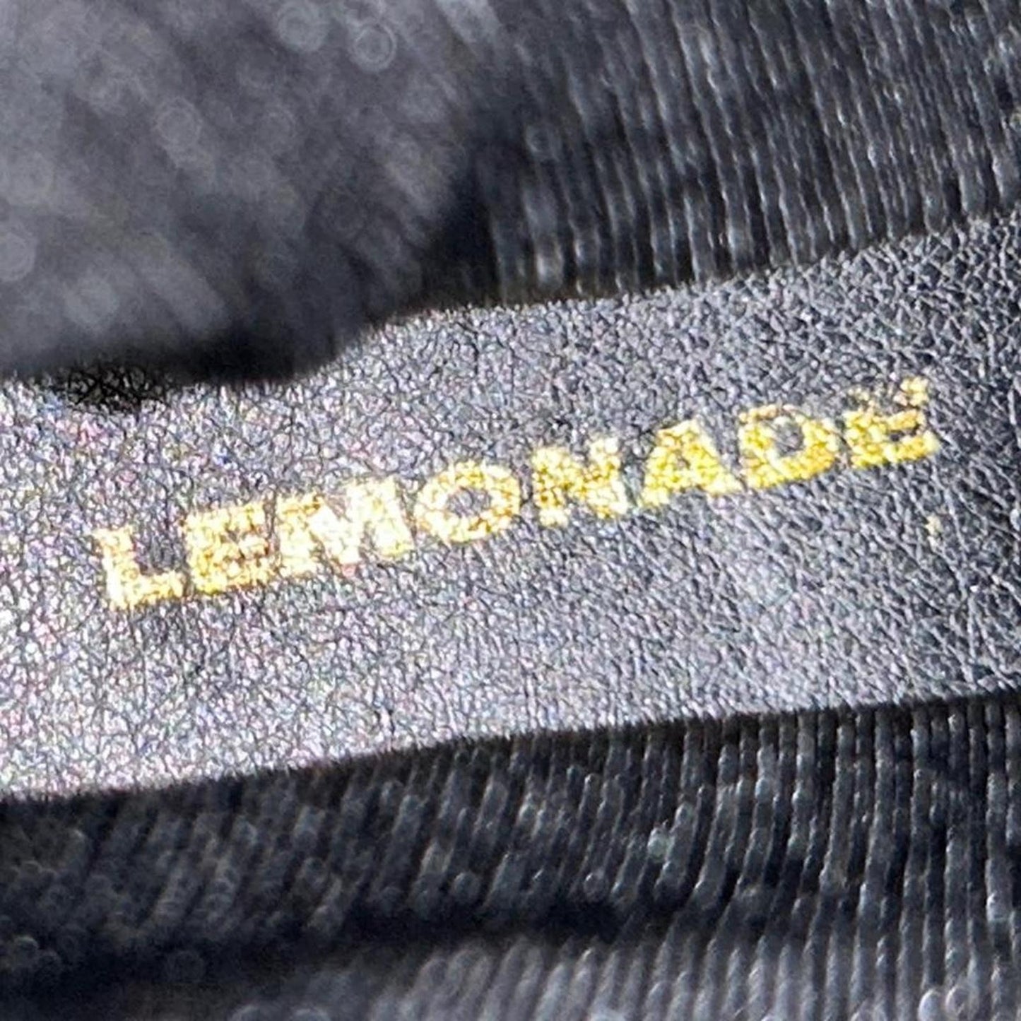 Lemonade black leather mid