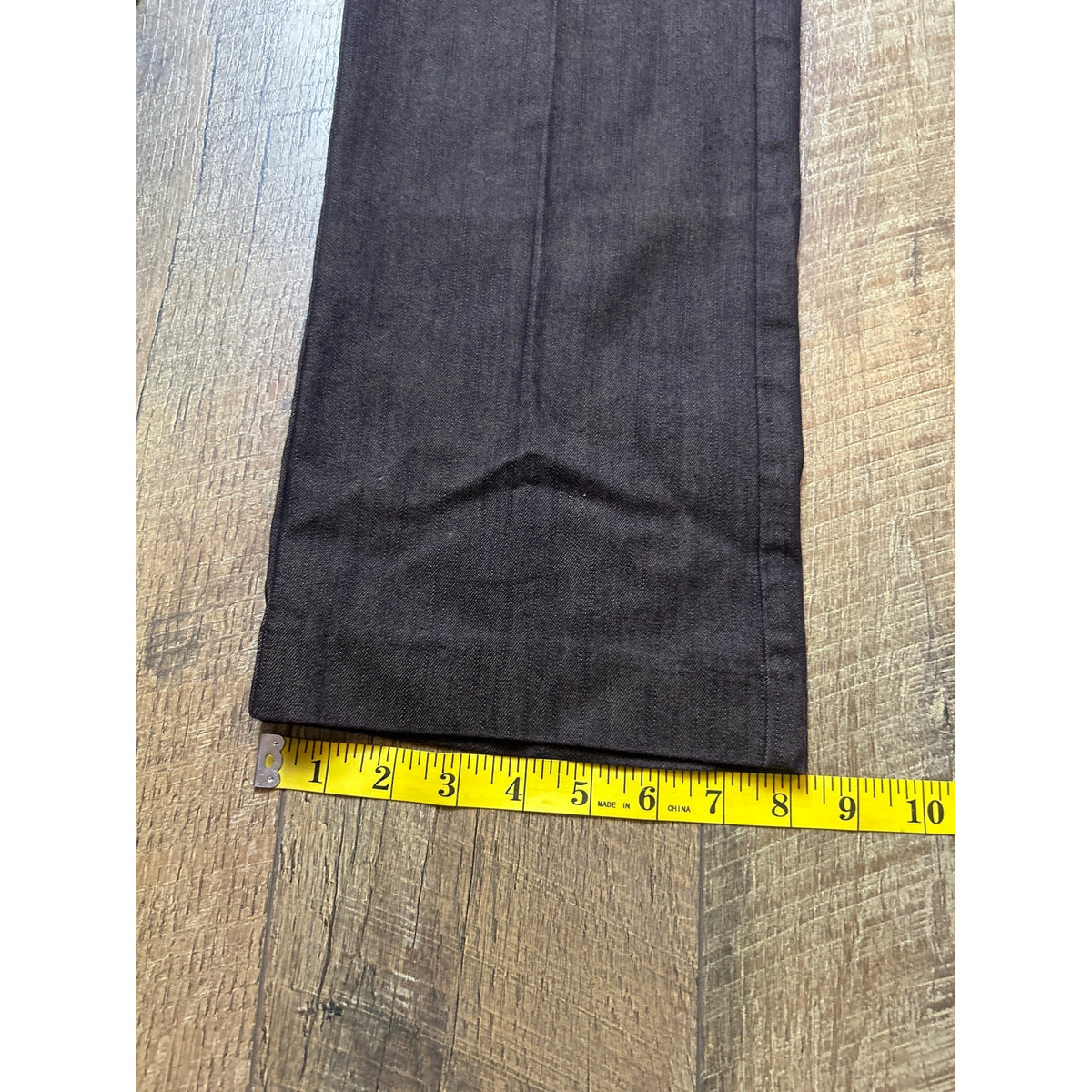 lee platinum label no gap work brown trouser flap pocket size 4 short