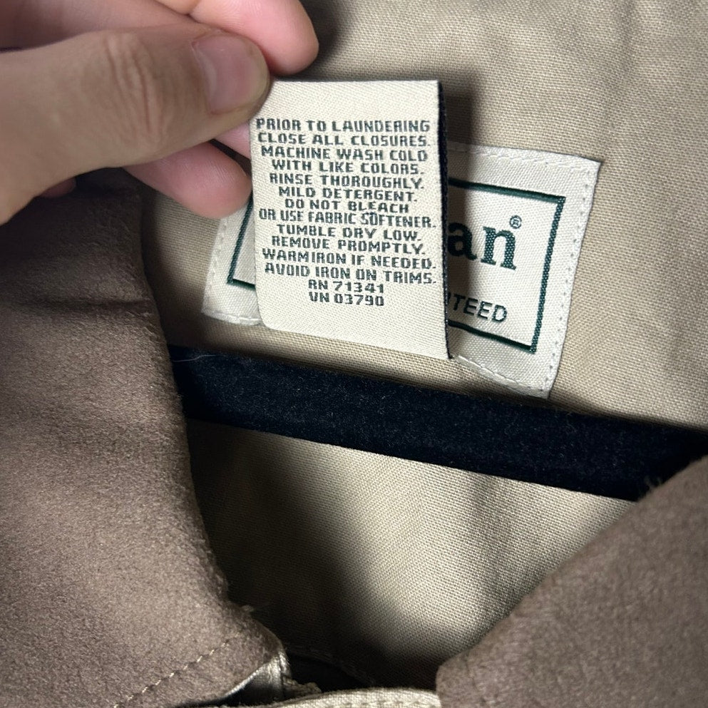 ll bean barn / chore jacket in beige size xxl