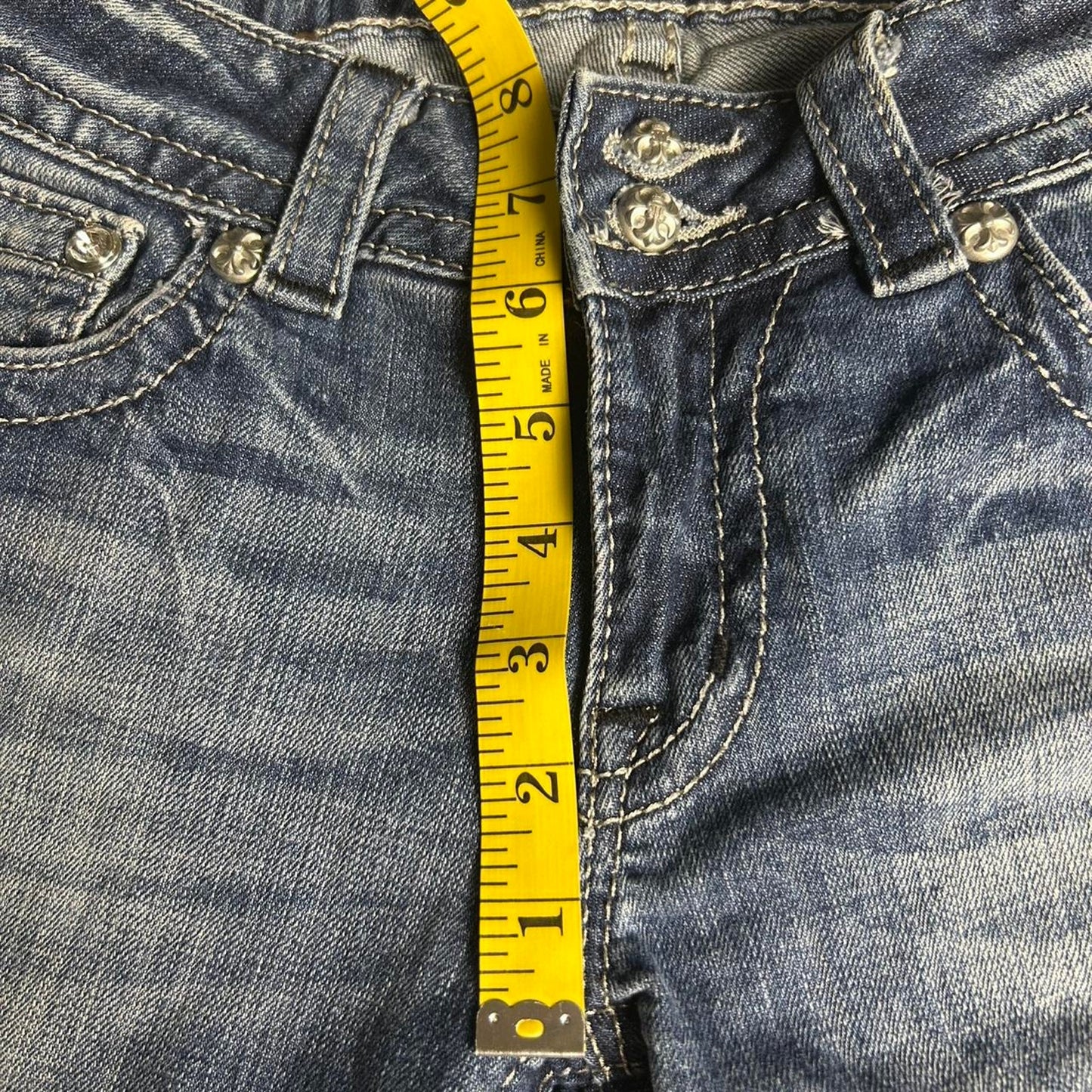 Miss me navy blue denim