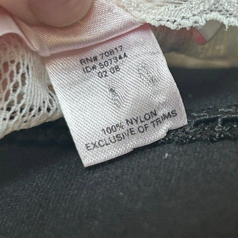 Victoria’s Secret Very Sexy Lace Slip Cheetah Trim Size M Y2K Lingerie