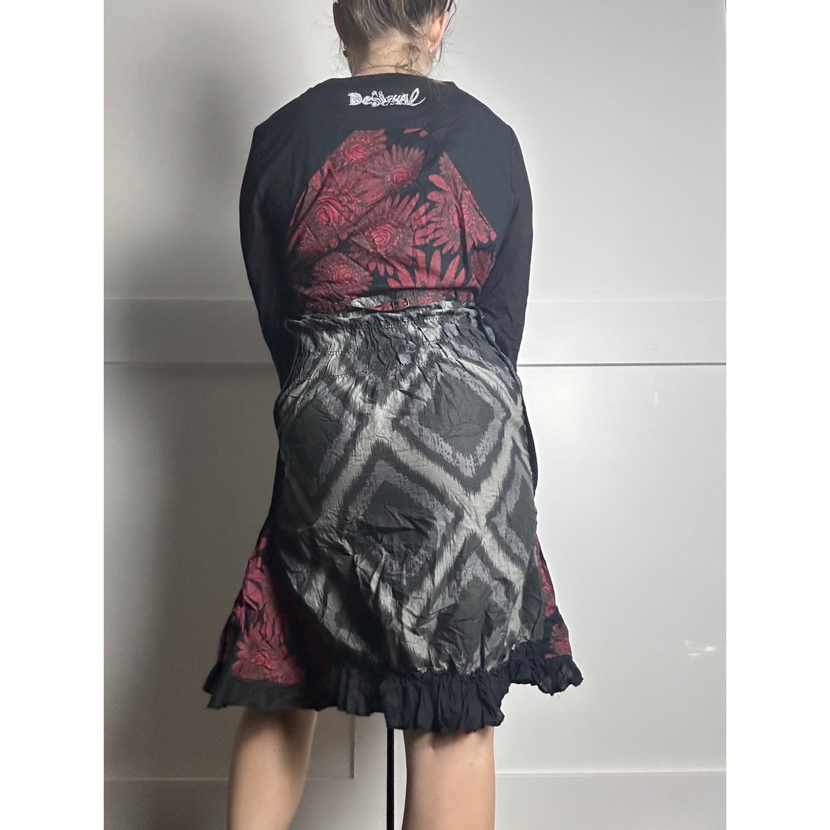 Desigual Grunge Fairy Patchwork Euro Dress | Y2K Boho Art Girl Vintage Statement Dress