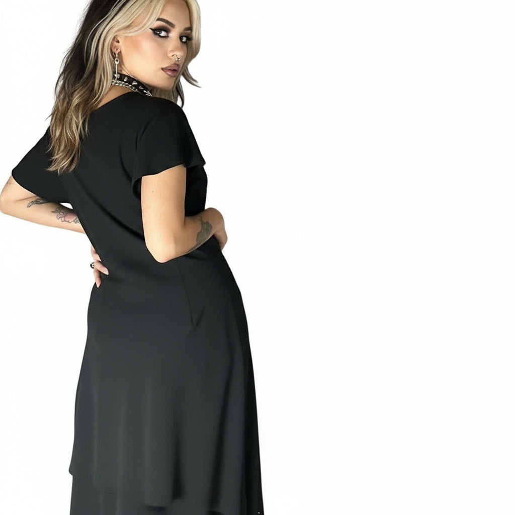 Sl fashions beaded black