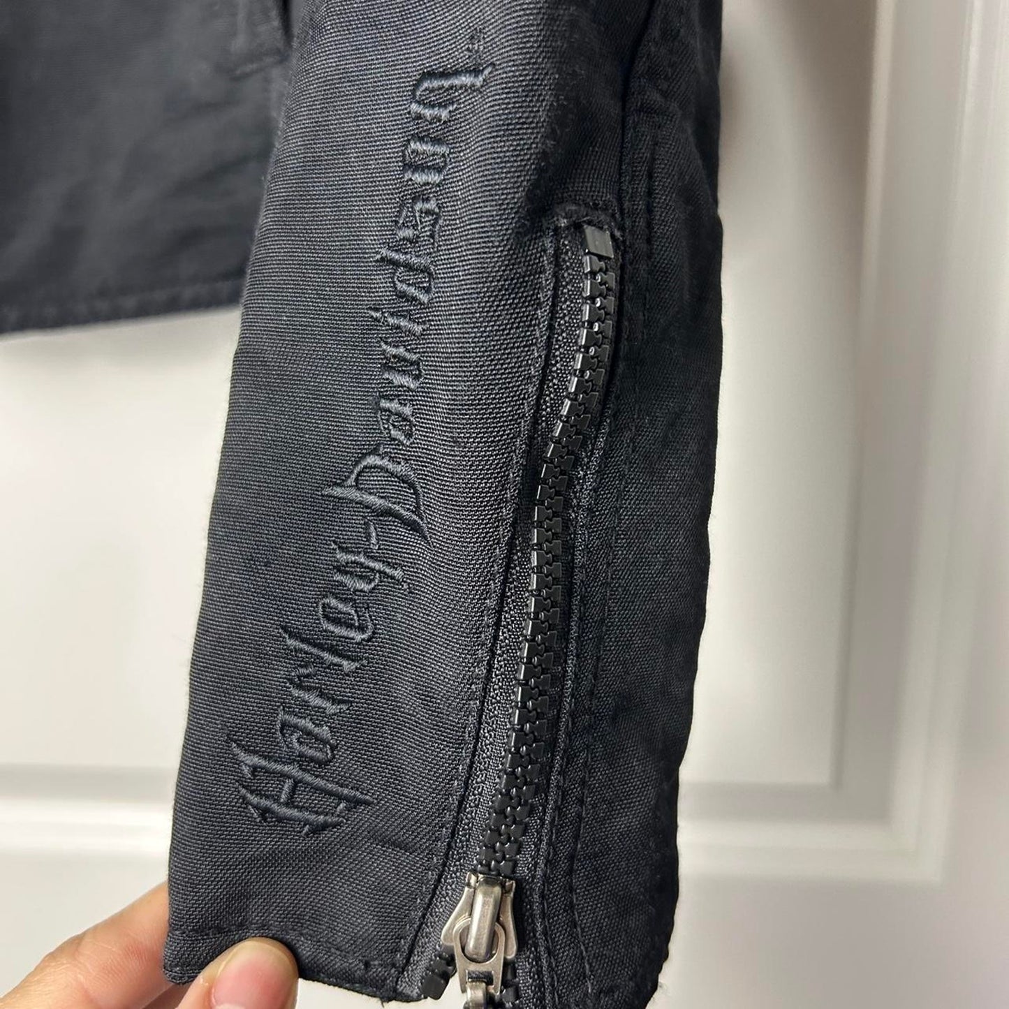 Black harley davidson jacket