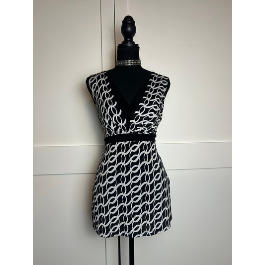 y2k corpcore going out top moa moa tie back babydoll shirt size large
