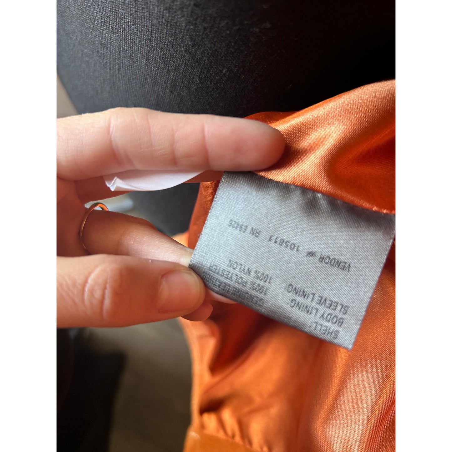 wilson leather maxima orange tailored suede blazer size l