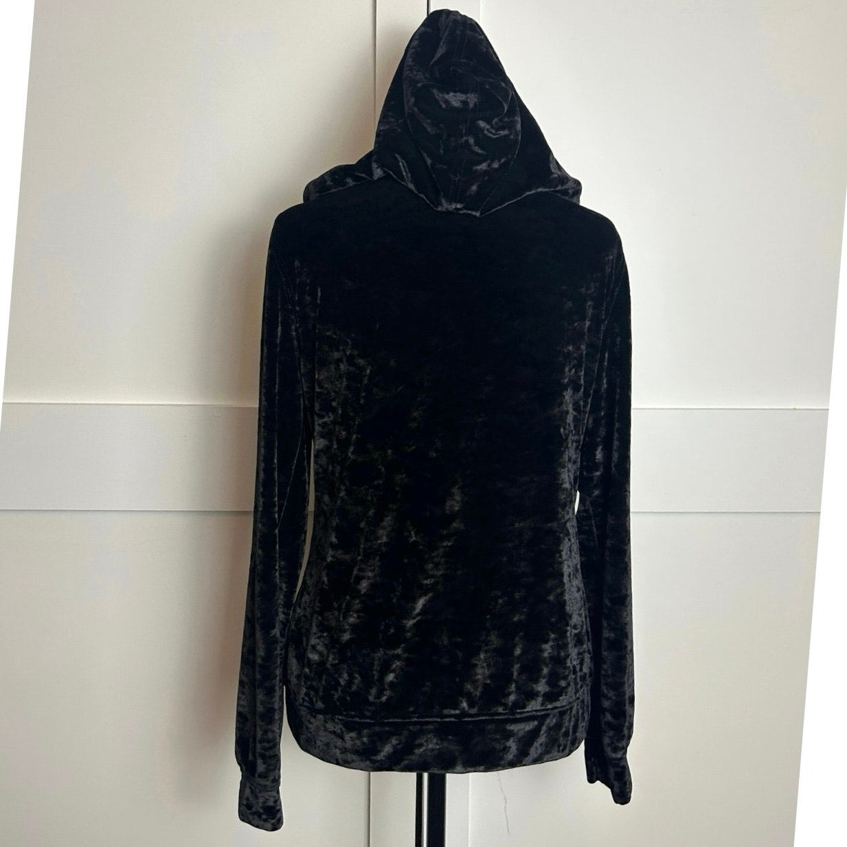 True Religion Velours Trainingsjacke Größe S NWOT Y2K Indie Sleaze Zip Up Logo