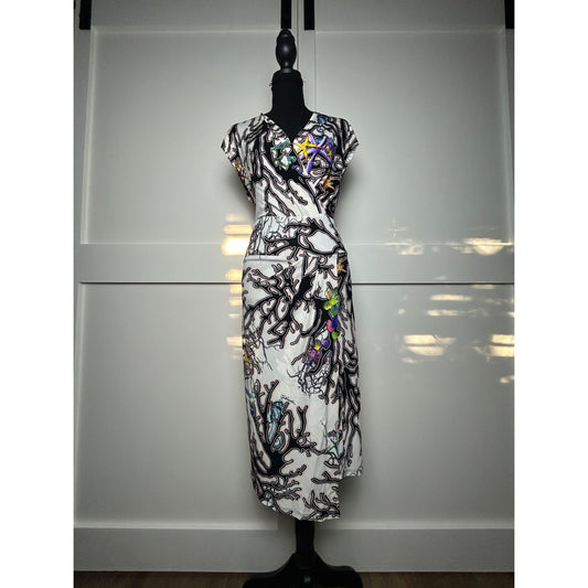 Robe de vacances Just Cavalli motif hippocampe collection Printemps/Été 2016 taille 44