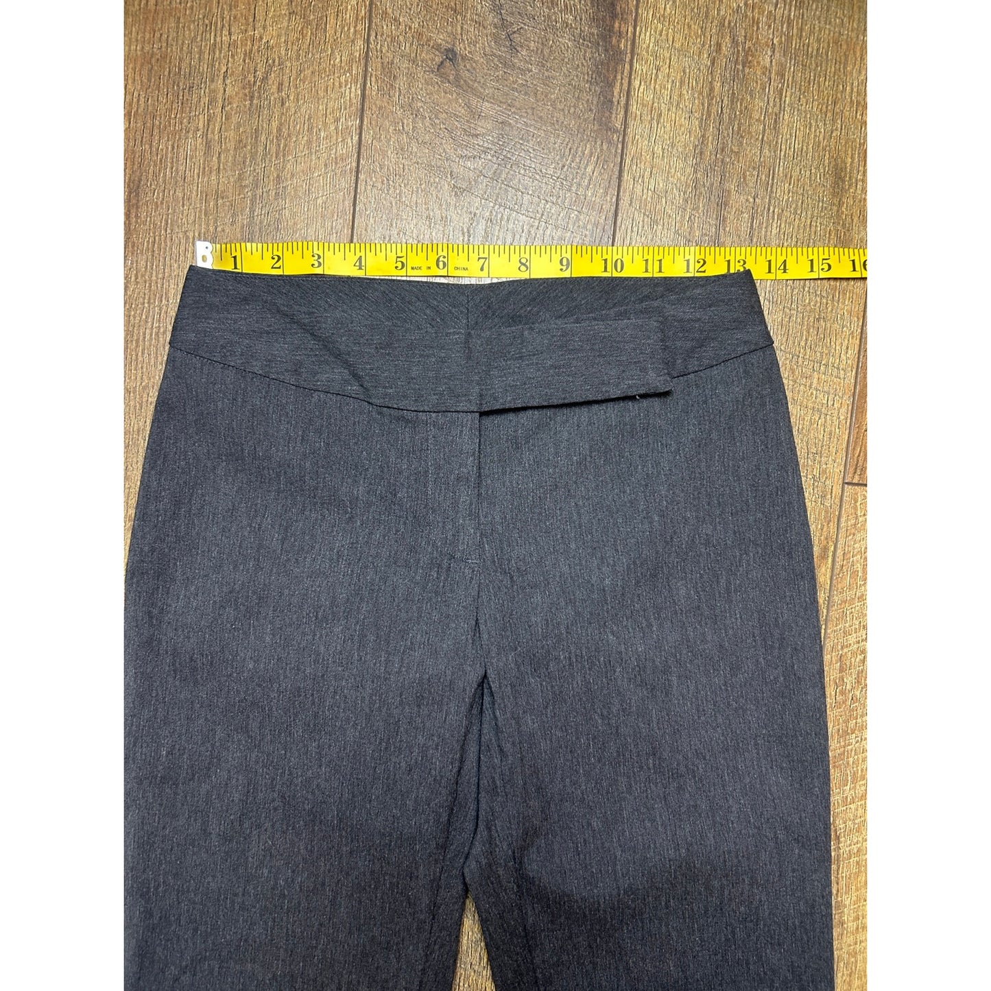 y2k low rise express corporate goth french seam pants charcoal gray