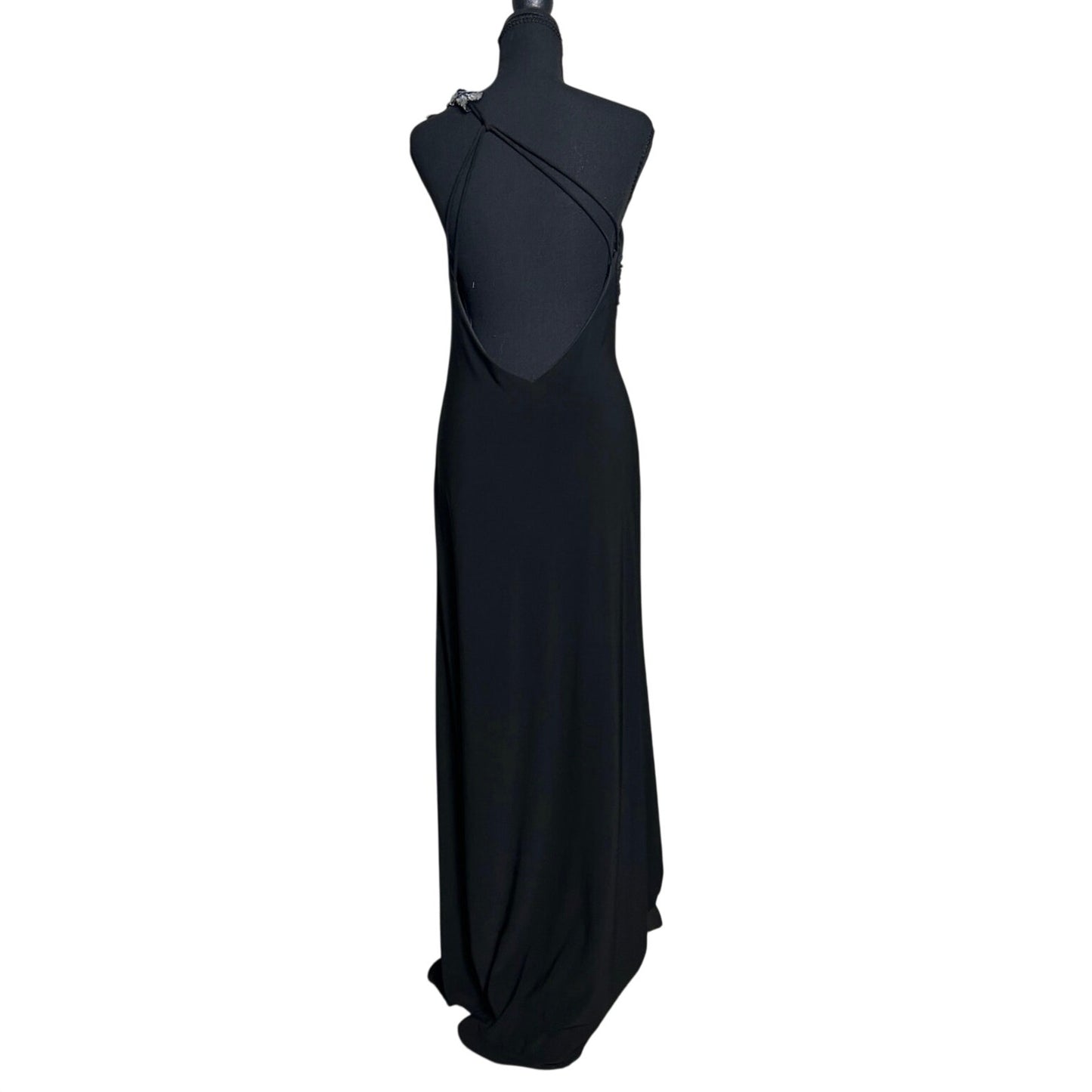✨ Caché One-Shoulder Beaded Mermaid Dress