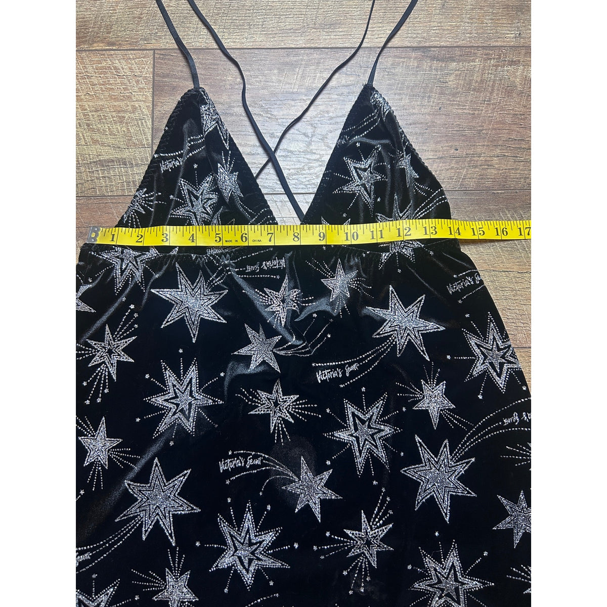 Victoria’s Secret shooting star velvet babydoll dress 2018 14-18 ptp 32 length