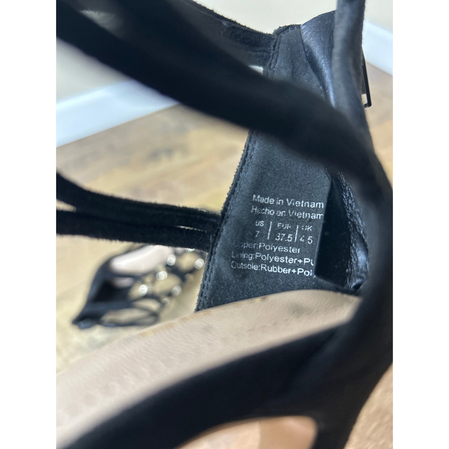 ALDO Sandales à Talons Lanières Métalliques Bout Ouvert Taille 7 Y2K Soirée Glamour