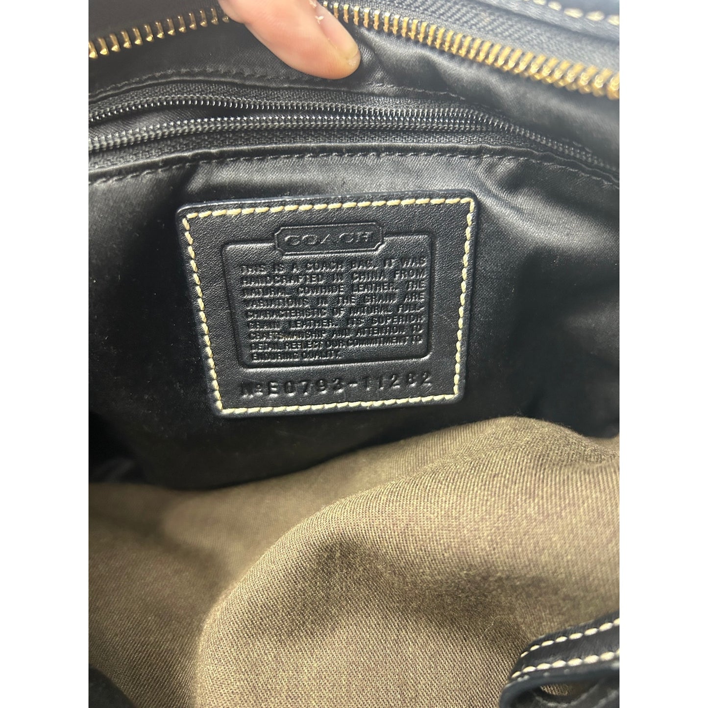 y2k Coach mini ergo hobo shoulder bag