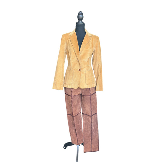 Vintage Swingles Union Made corduroy blazer brown small