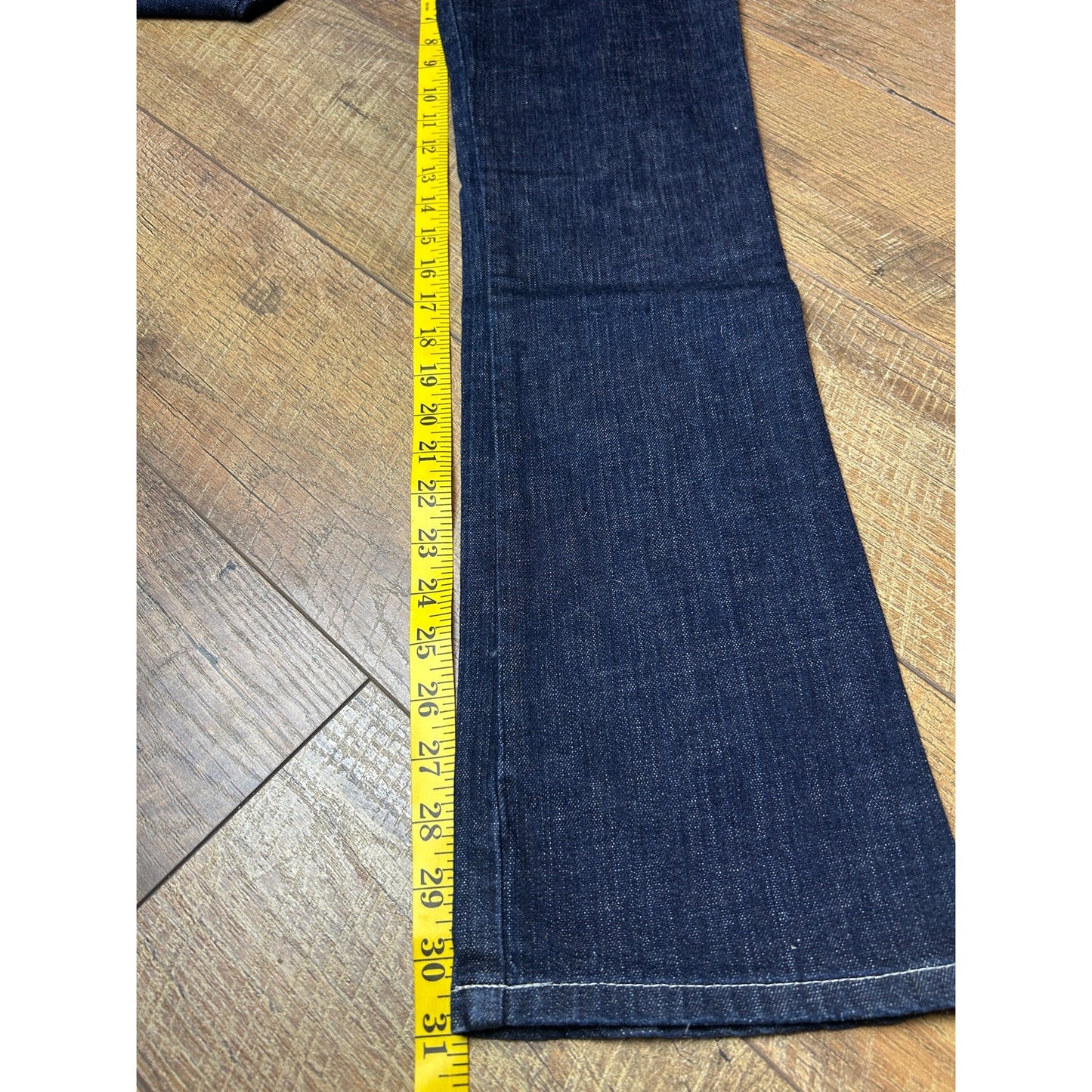 1970's Rag city blues dark wash flare jeans