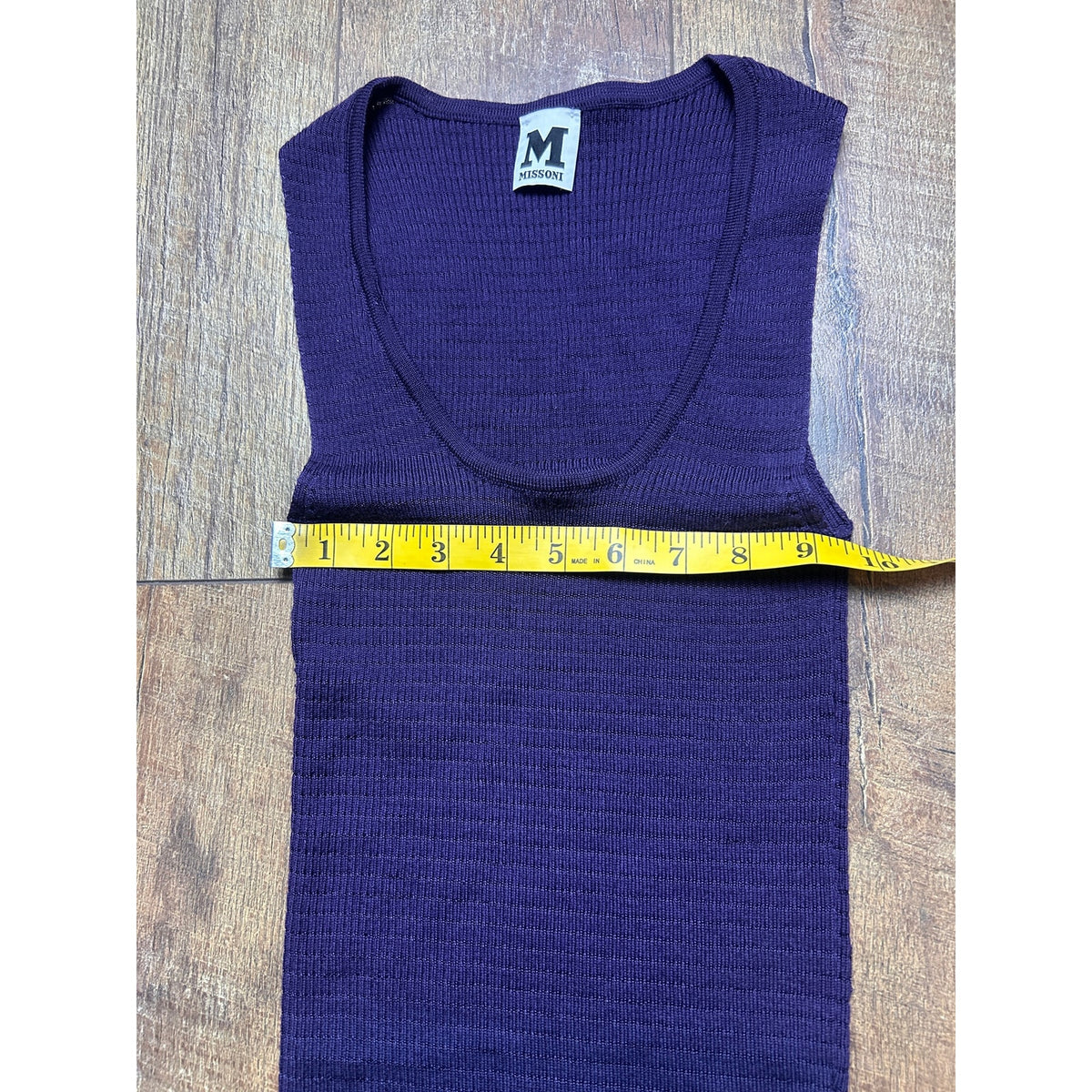 Missoni Tank Top – Designer Sleeveless Top