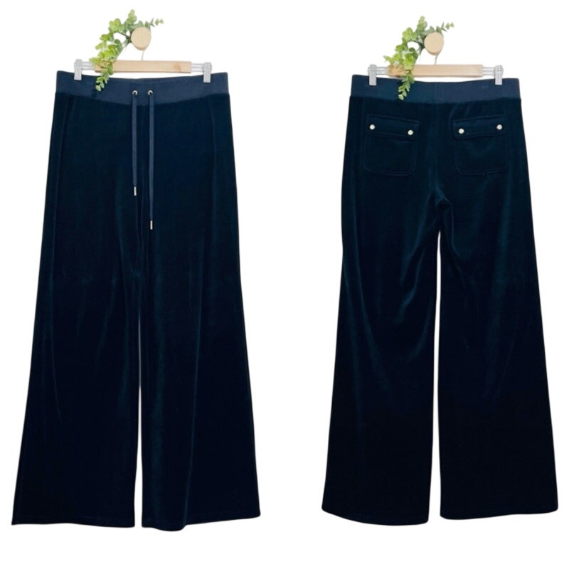 juicy couture black label Trainingshose mit Gesäßtasche in Navy, Größe L