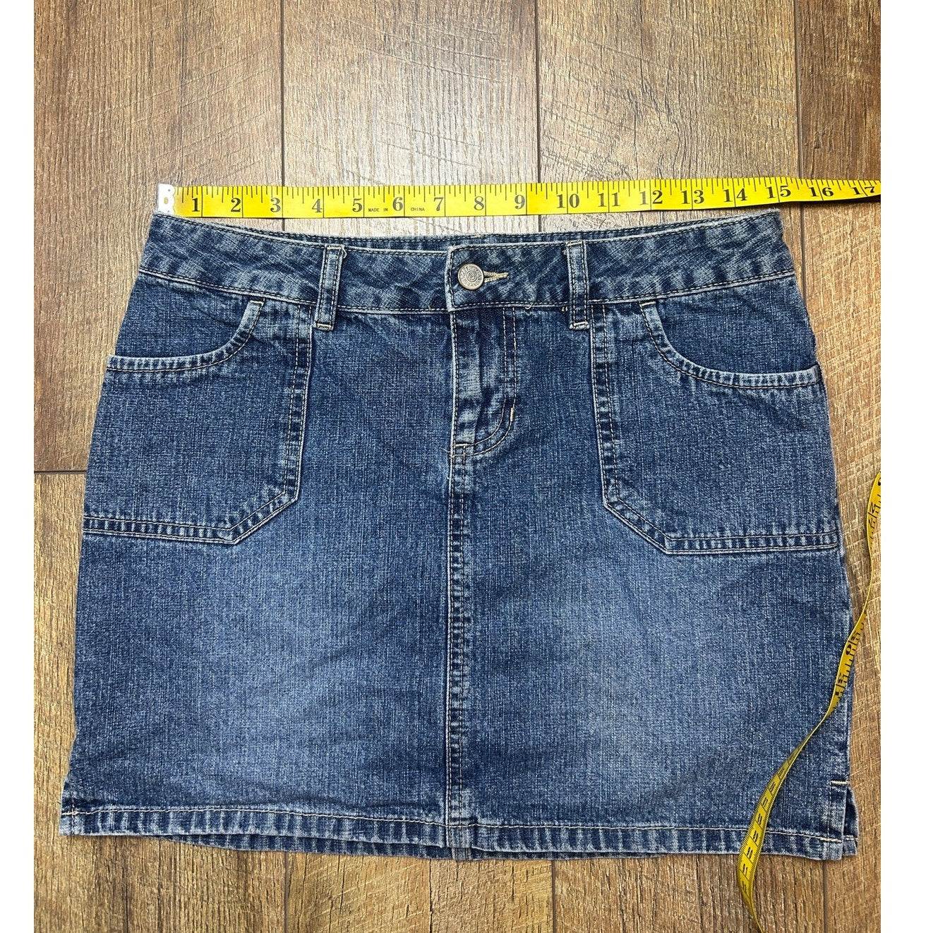 y2k canyon river blues denim mini skirt size s