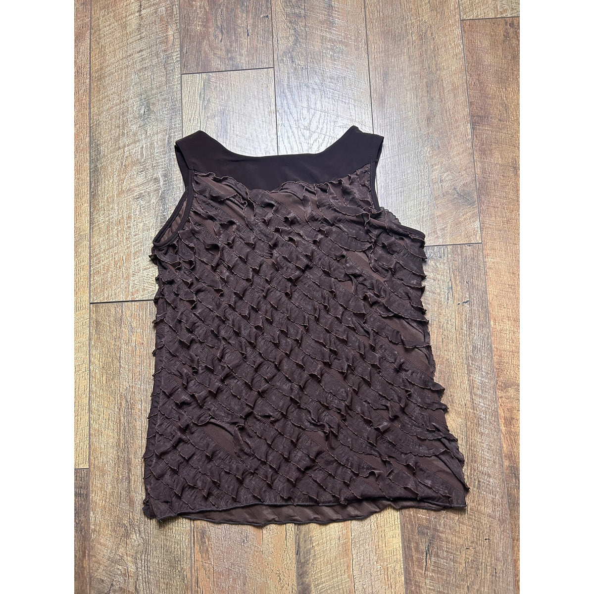 Janeric Studded Ruffle Going Out Top — size m