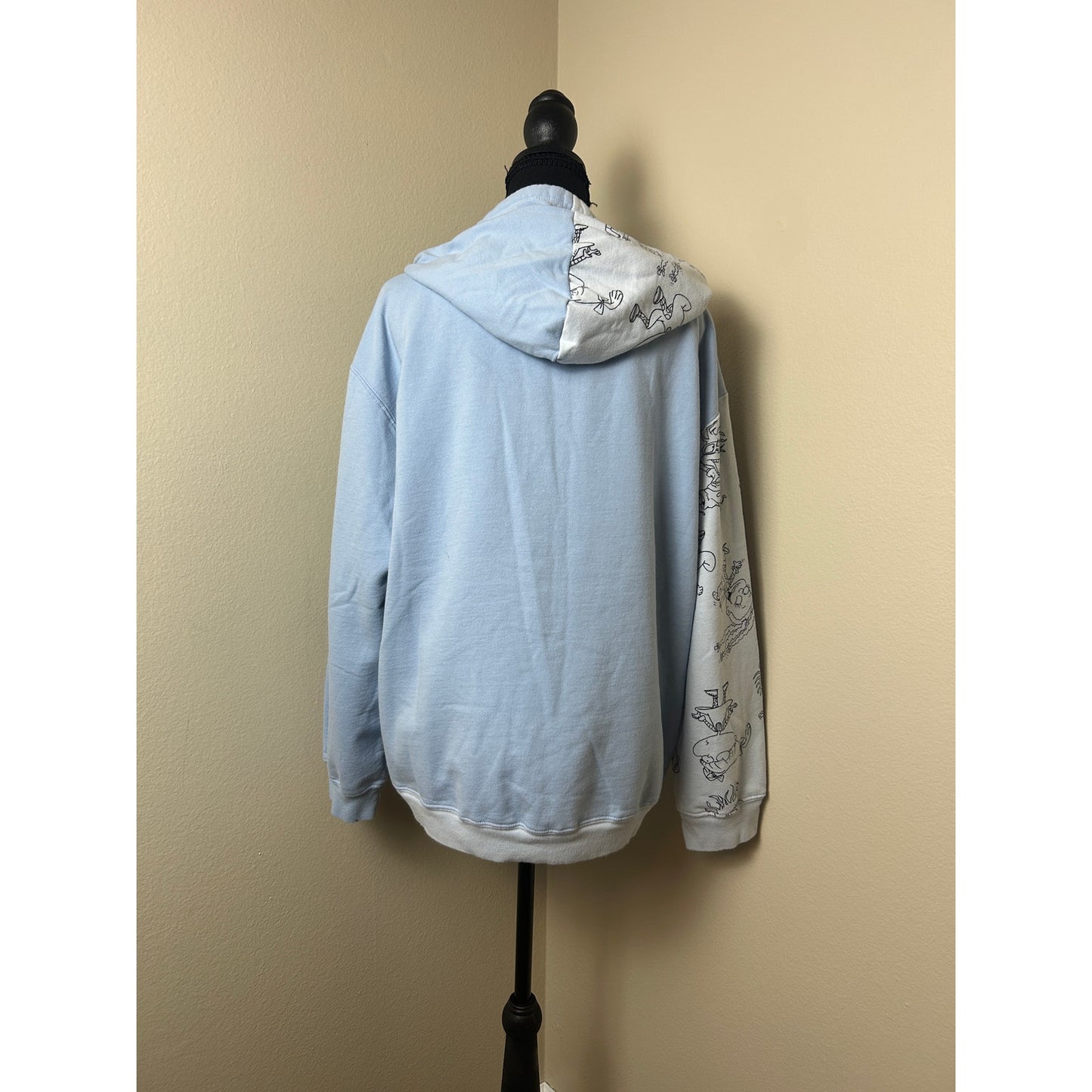 Y2K Rugrats Baby Blue Sweat Set XL Nickelodeon Cartoon Lounge Set