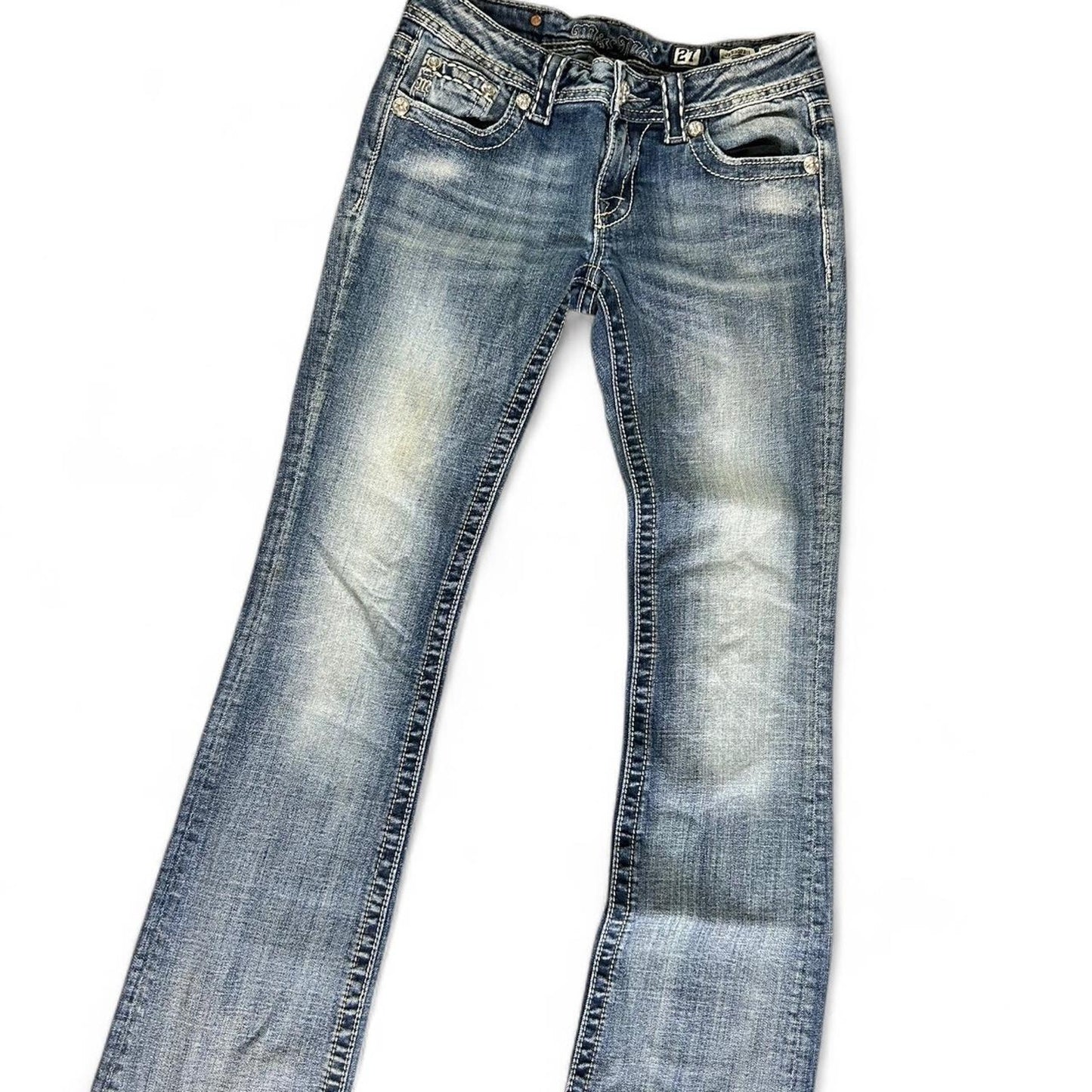 Miss me blue bootcut jeans