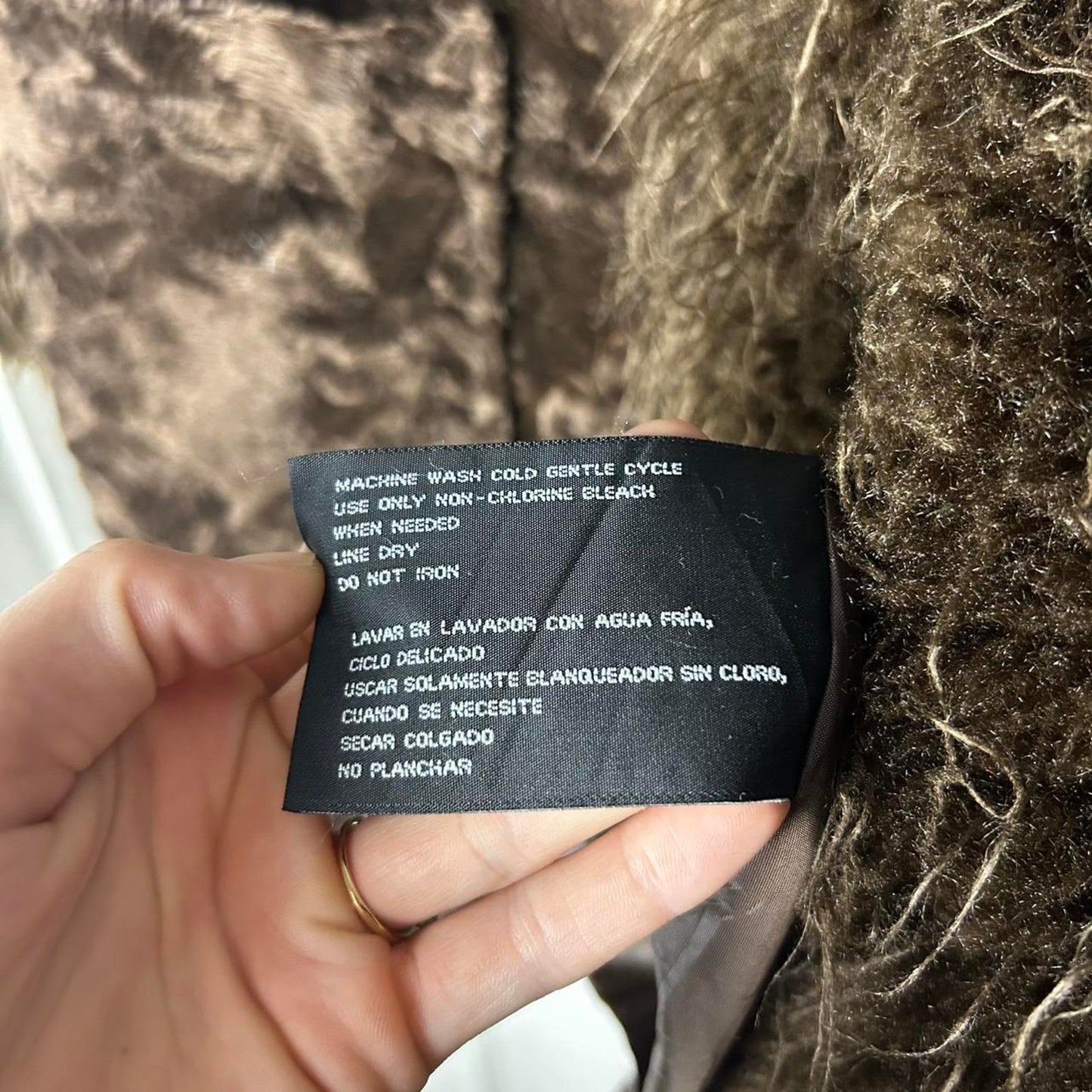 Penny lane brown faux fur