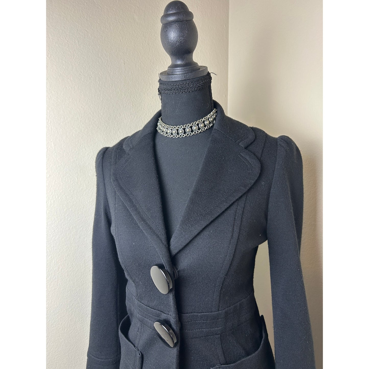 Y2K Alberto Makali Snatched Blazer Jacket – Corporate Goth Edit (Size 2)