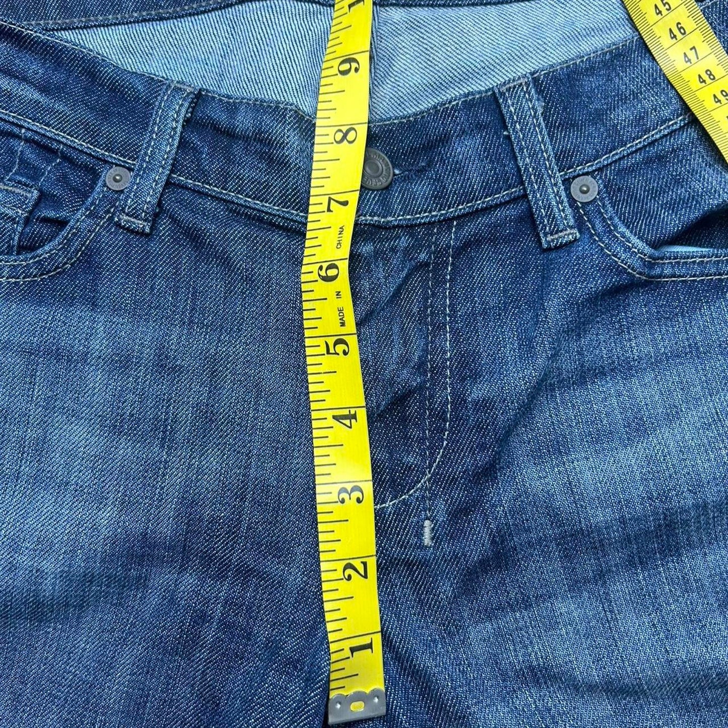 ✨ 7 For All Mankind Dojo Jeans 30x27 Faded Wash Wide Flare