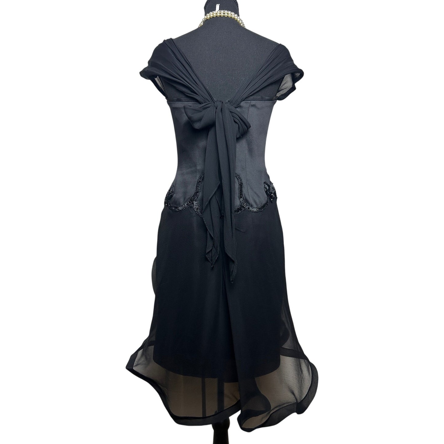 Alex Tein Skulpturales Seidenkleid Avantgarde Editorial Euro Art Girl Designer