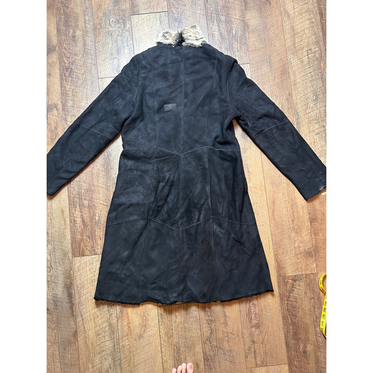 Pennambiance Exclusive Collection Penny Lane Coat XL Chinchilla Fur Trim Real Fur Y2K