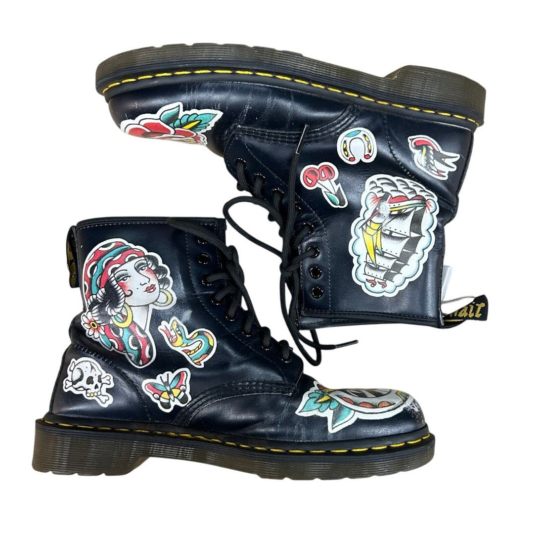 dr marten 1460 chris lambert tatouage traditionnel taille 8 1/2 L
