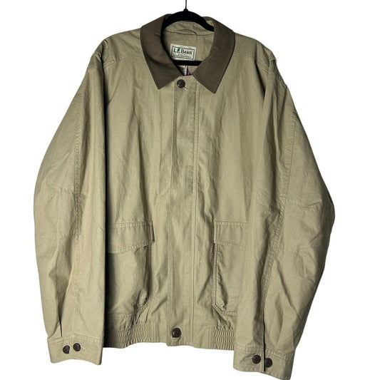 ll bean barn / chore jacket in beige size xxl