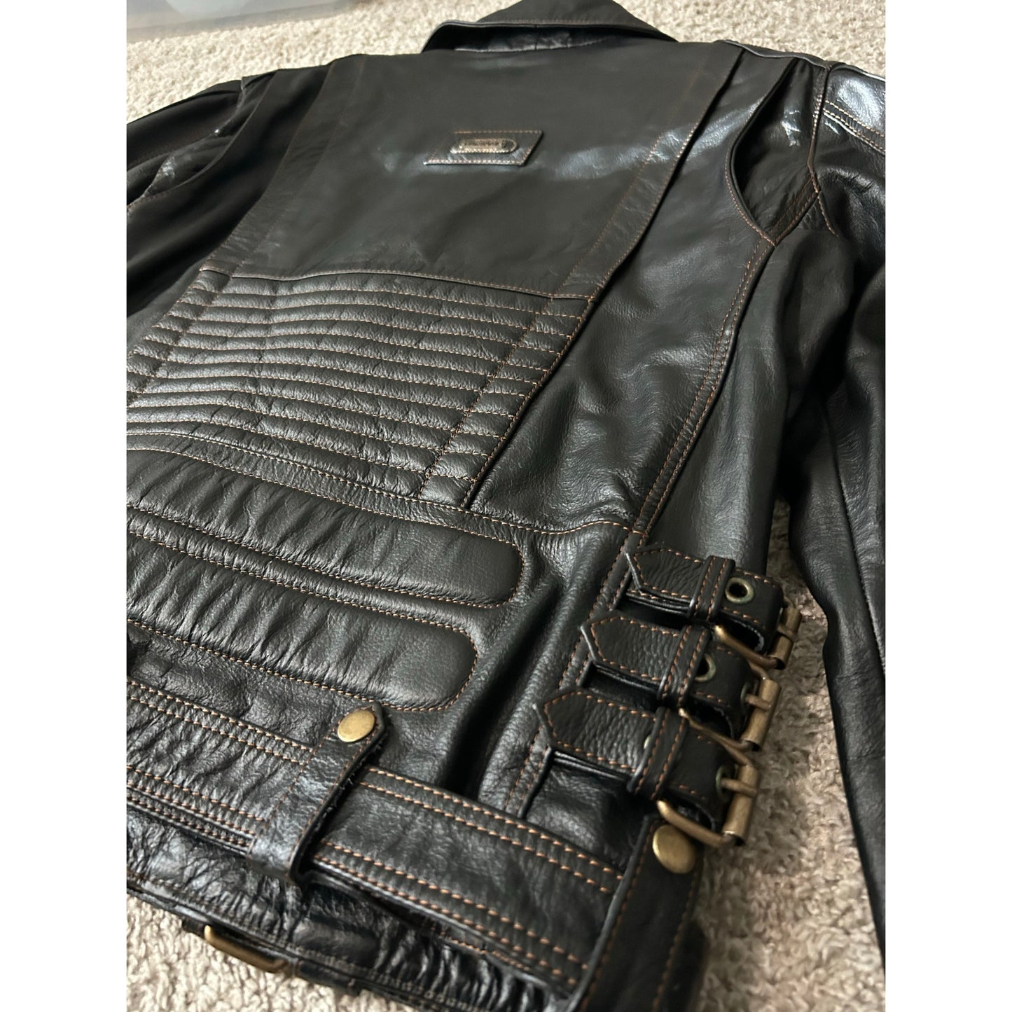Harley Davidson Motorrad Lederjacke Größe L