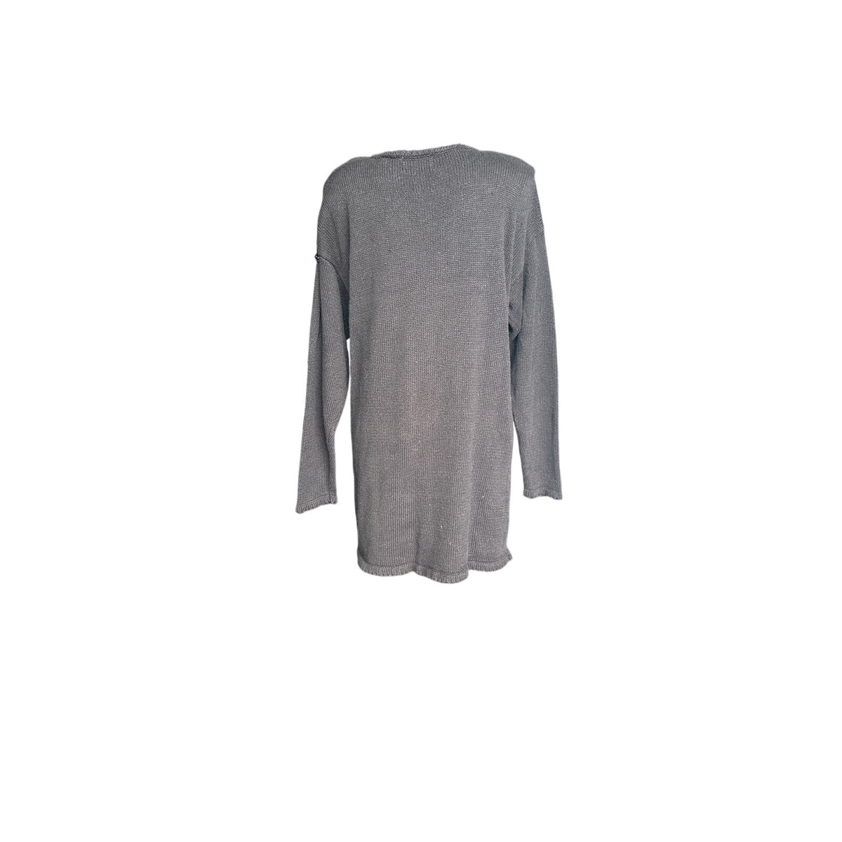 Vintage Kathie Lee Beaded Fringe Sweater — L