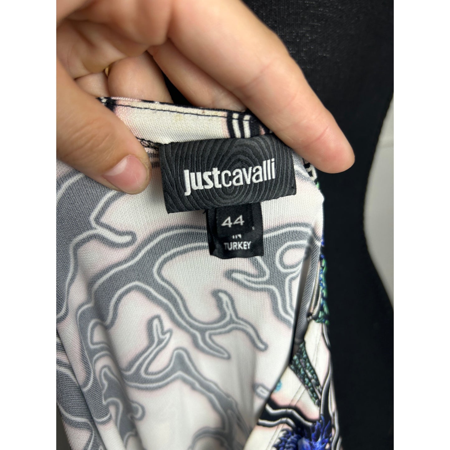 Robe de vacances Just Cavalli motif hippocampe collection Printemps/Été 2016 taille 44