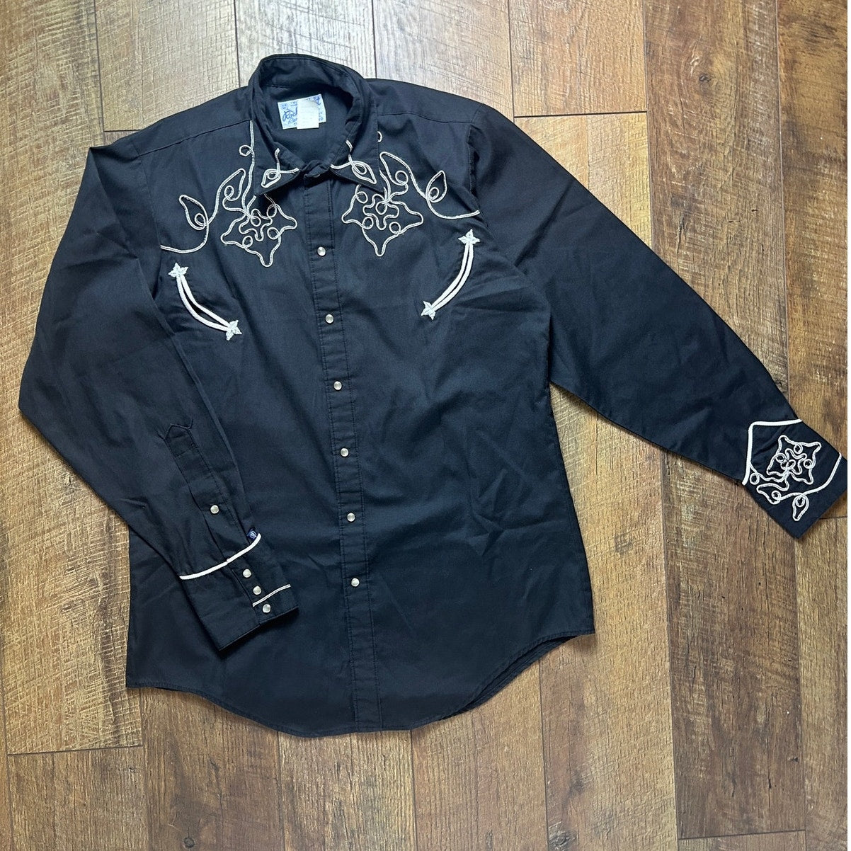 Rockmount Ranch Wear Pearl Snap Westernhemd 22 PTP Western Alt Vintage