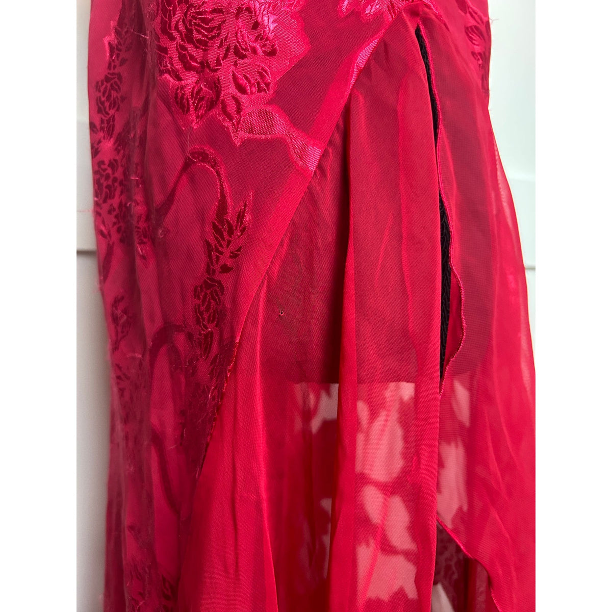 Victoria’s Secret Y2K Gold Label Satin Cowl Neck Slip Dress Asymmetrical