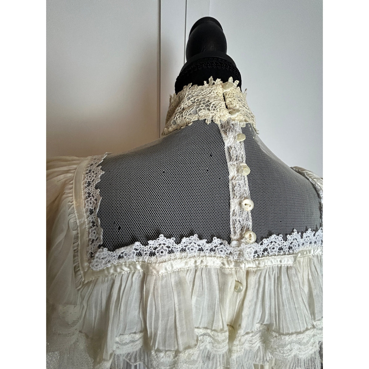 Vintage 1980s Gunne Sax by Jessica McClintock Prairie Wedding Dress – Edwardian