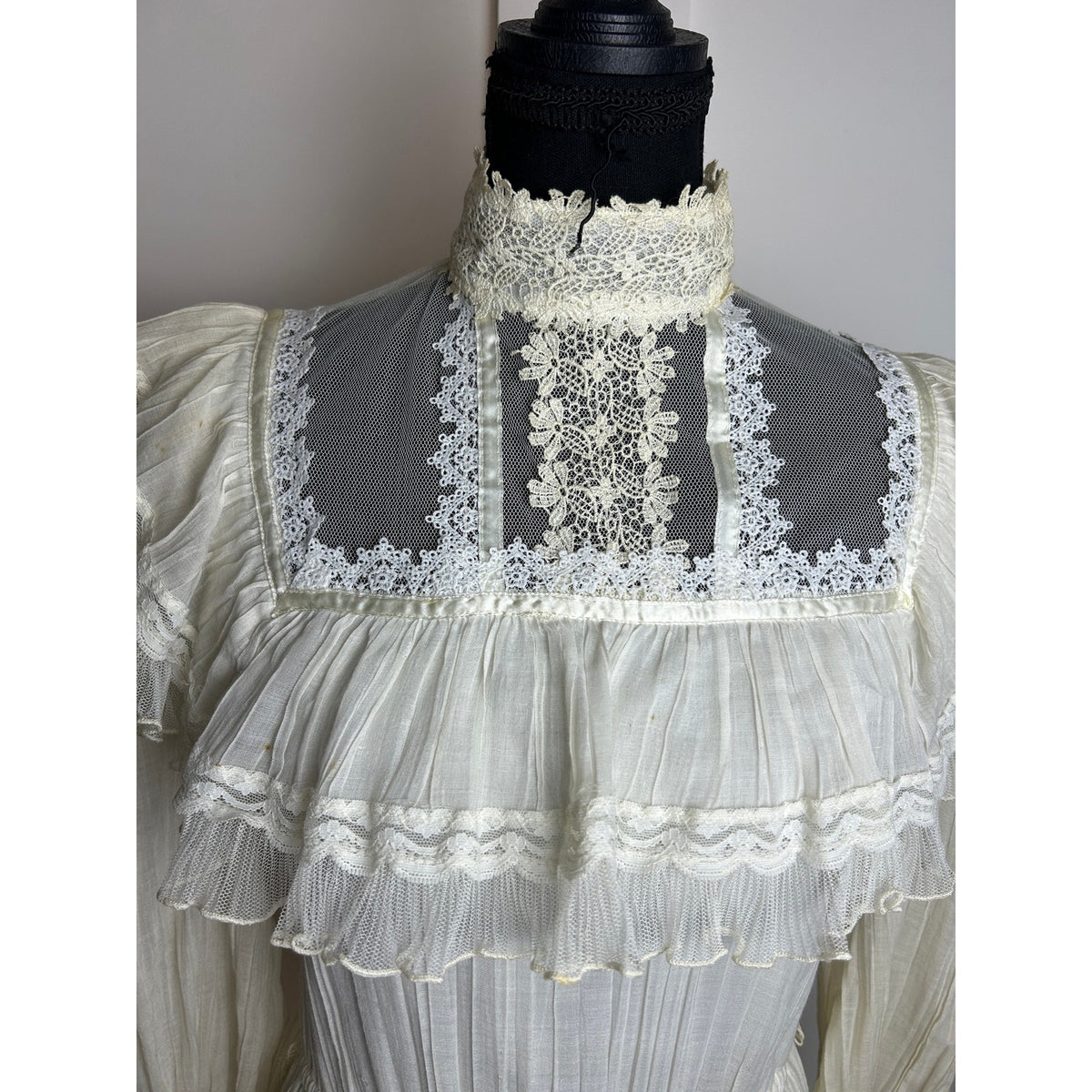 Vintage 1980s Gunne Sax by Jessica McClintock Prairie Wedding Dress – Edwardian