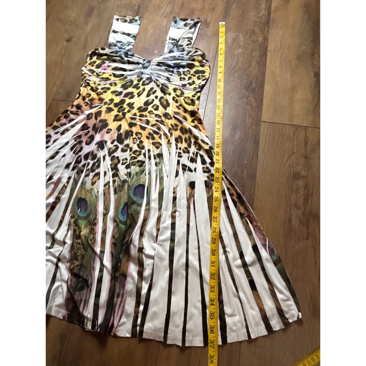 Animal Print Sweetheart Fit and Flare Dress S/M