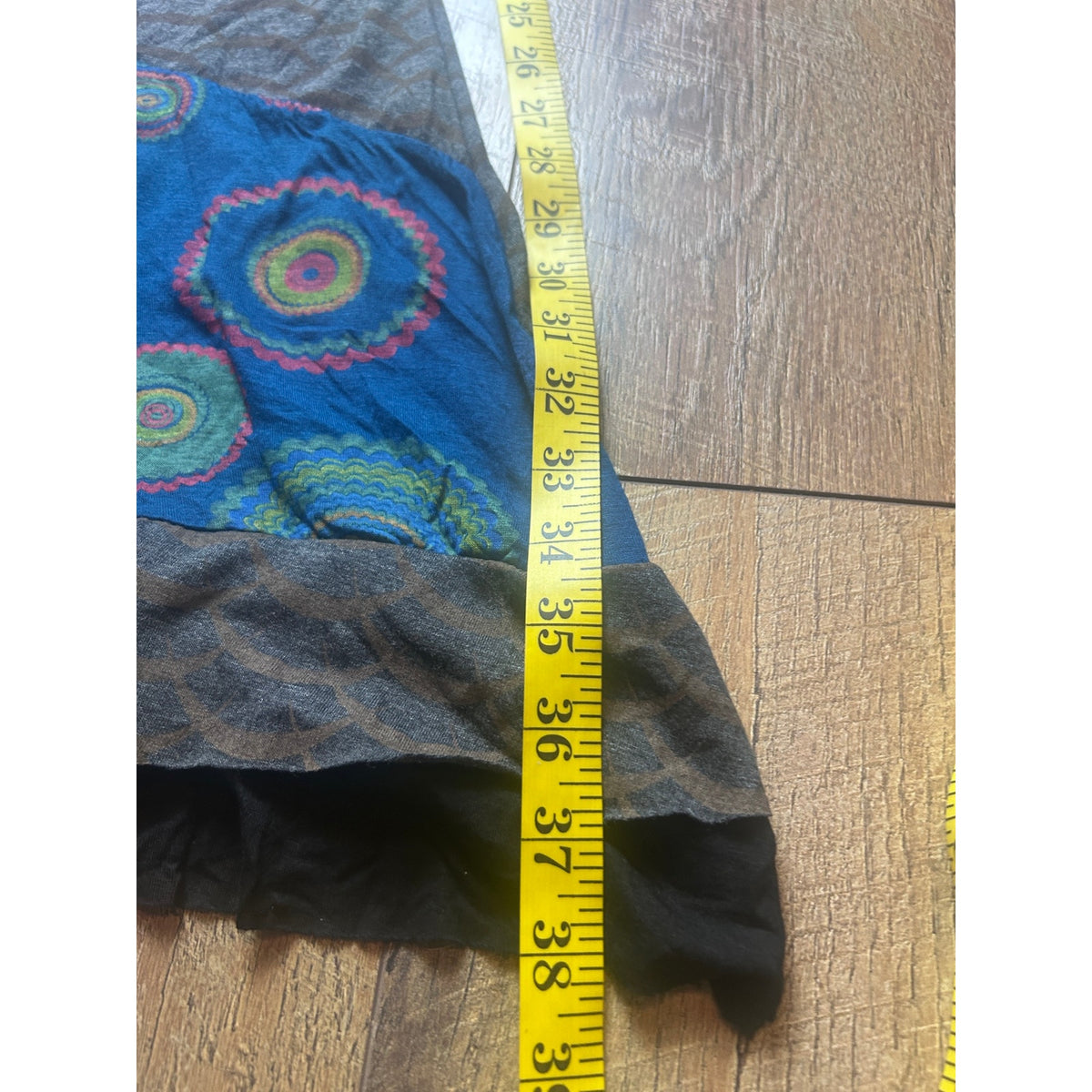 Euro art girl Desigual patchwork babydoll dress