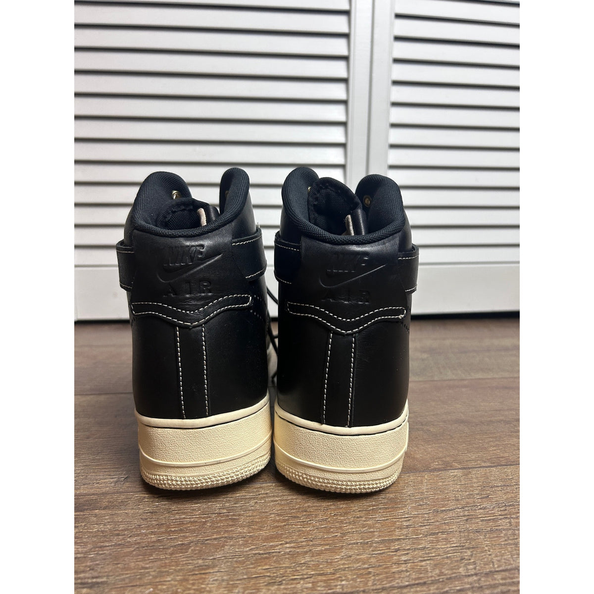 Nike Air Force 1 High ’07 LV8 WB Black Sail High Top Sneakers Size 13 882096-001
