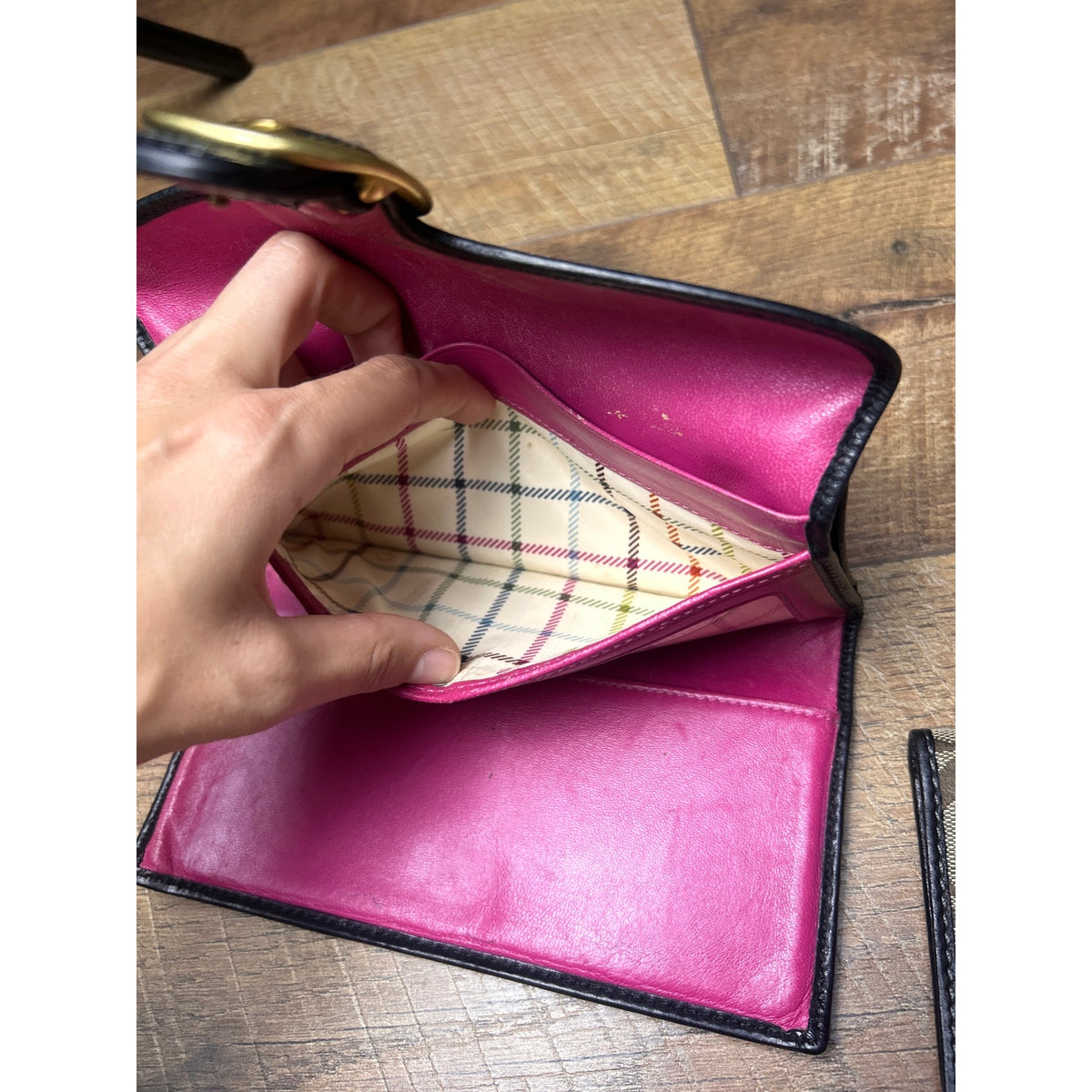 Coach Bleecker Monogram Wallet Checkbook Set