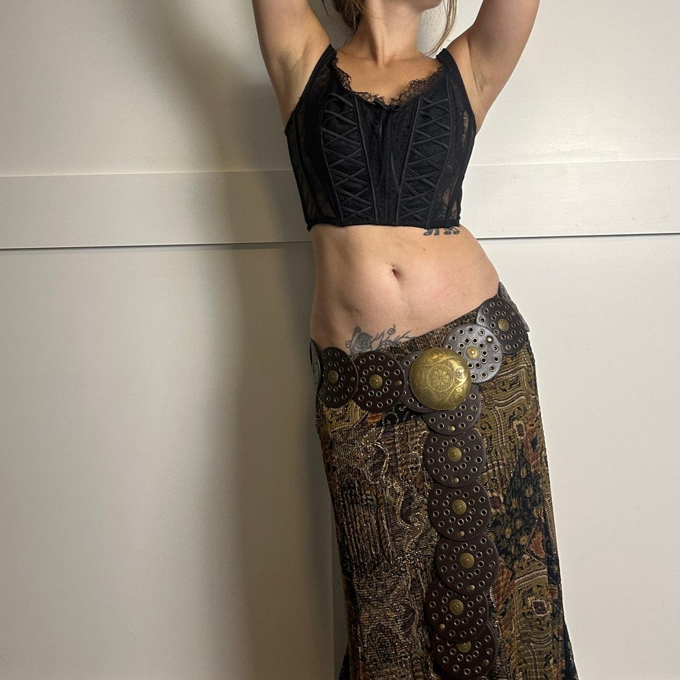 dark whimsy maxi skirt