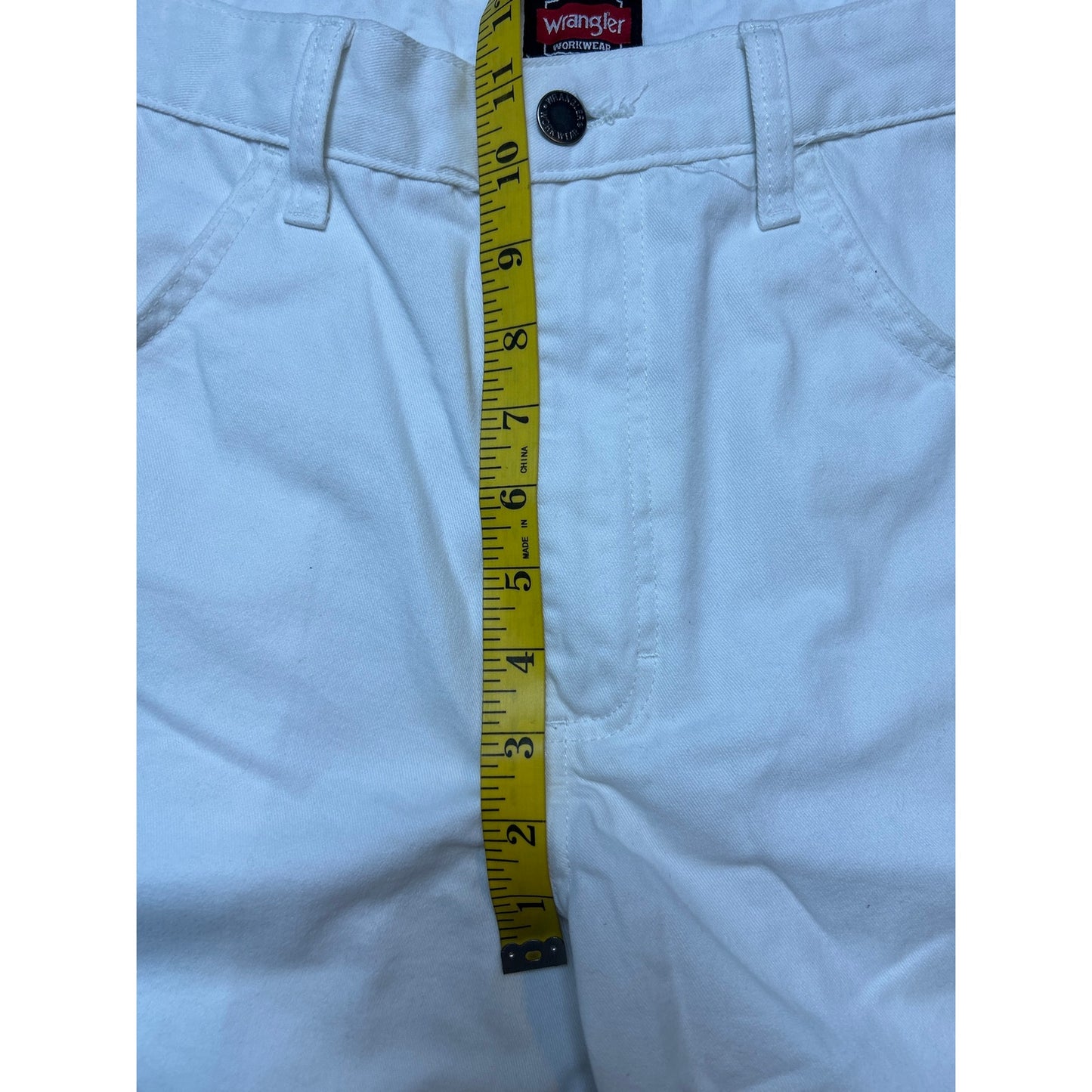 Wrangler carpenter pants white size 34x29