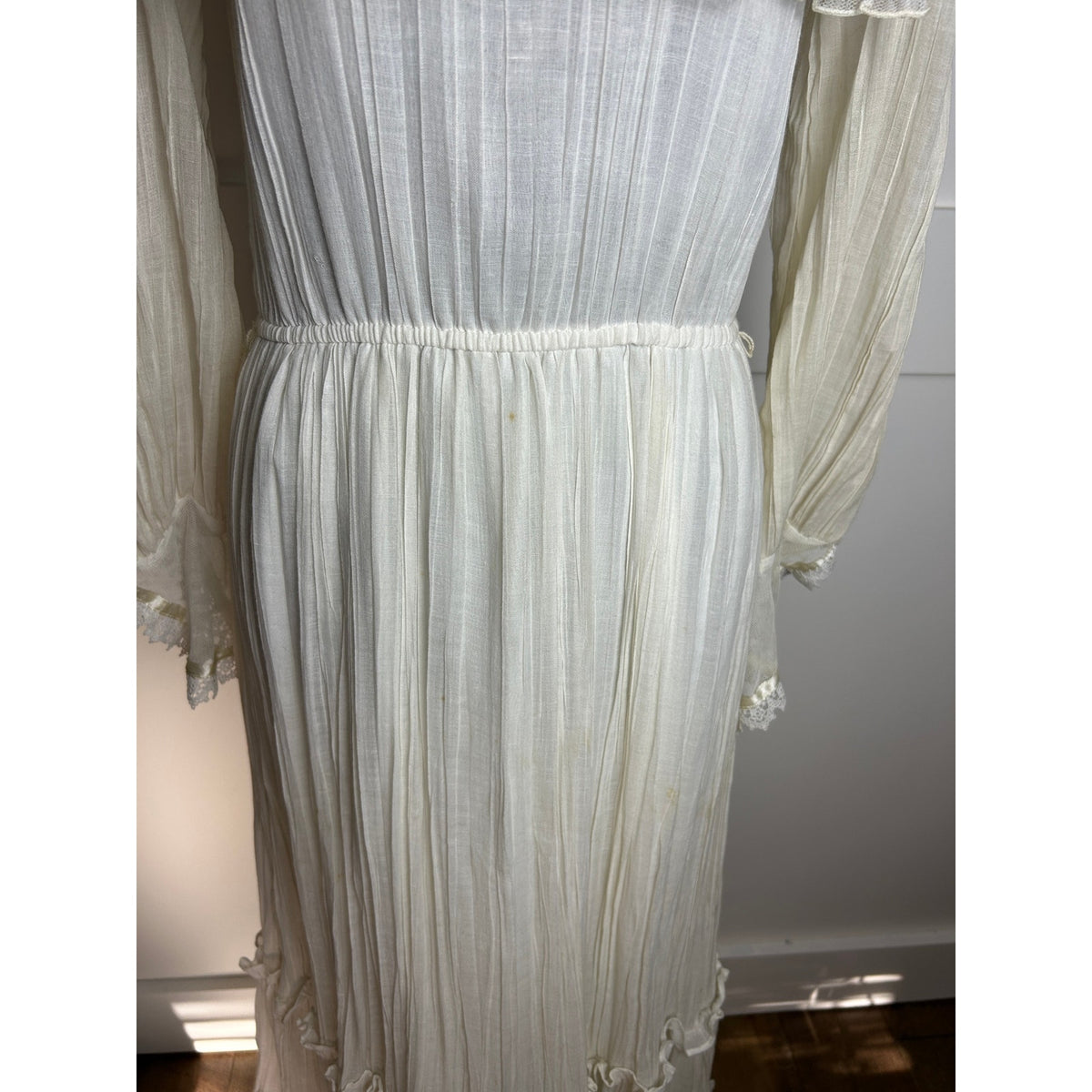 Vintage 1980s Gunne Sax by Jessica McClintock Prairie Wedding Dress – Edwardian