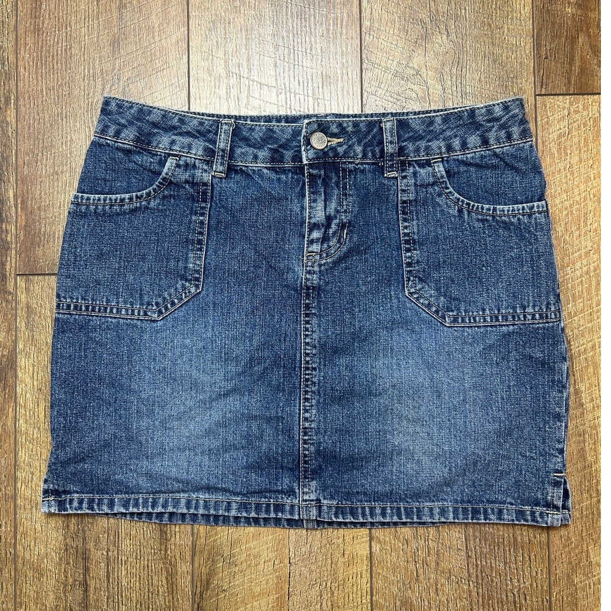y2k canyon river blues denim mini skirt size s
