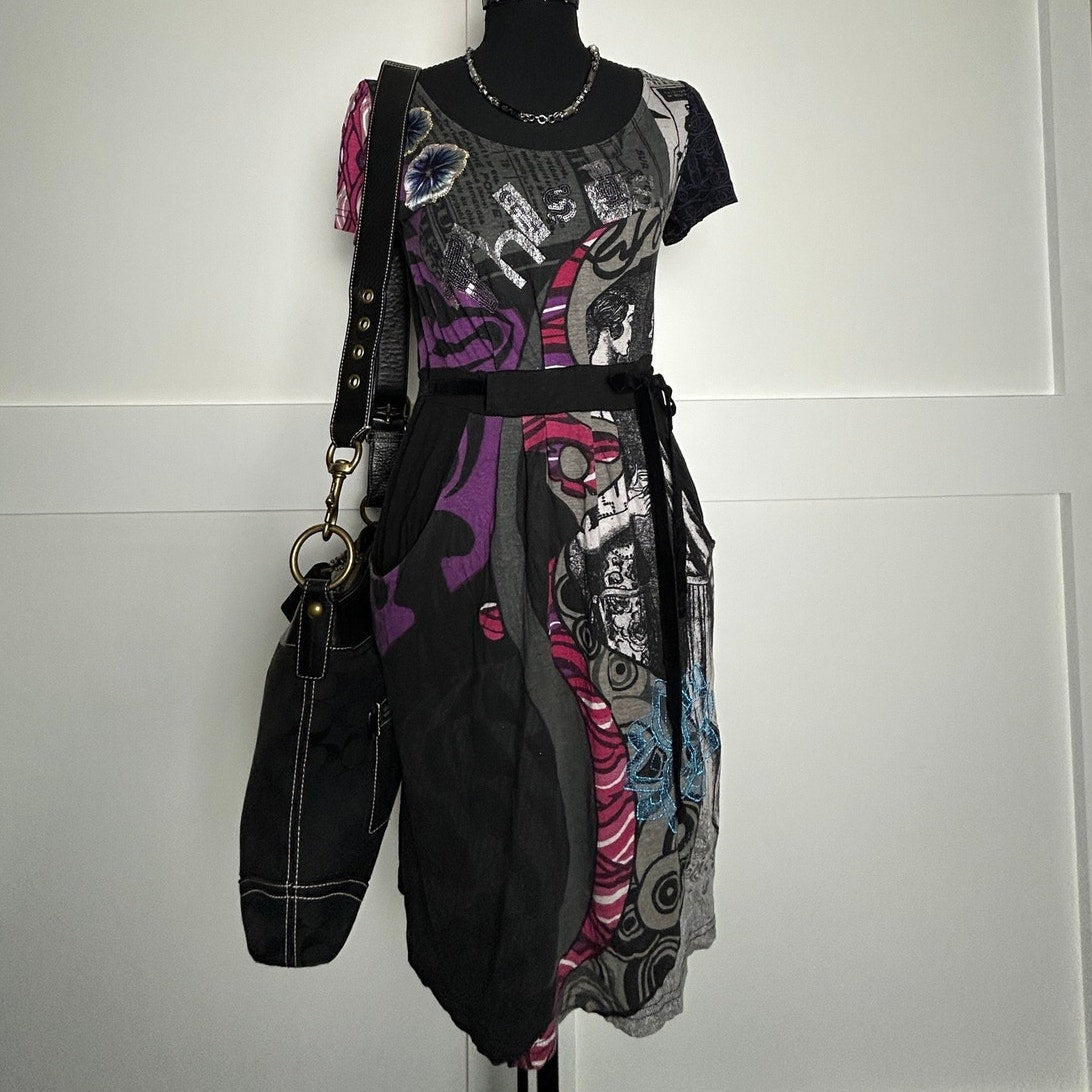 desigual euro grunge art dress
